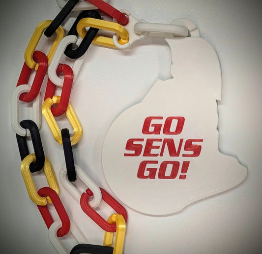 3D Chain - Ottawa Senators - Throwback Logo