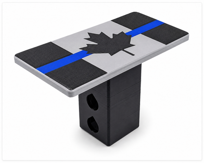 Hitch Cover - Thin Blue Line Canadian Flag