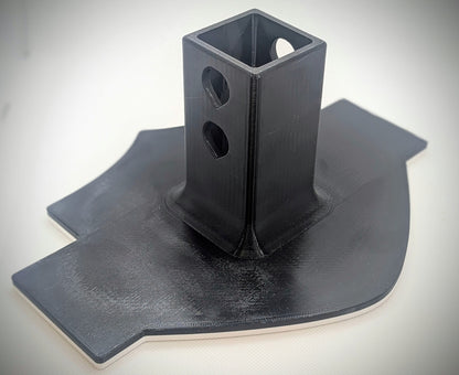 Hitch Cover - Harley Davidson Logo - Orange Text