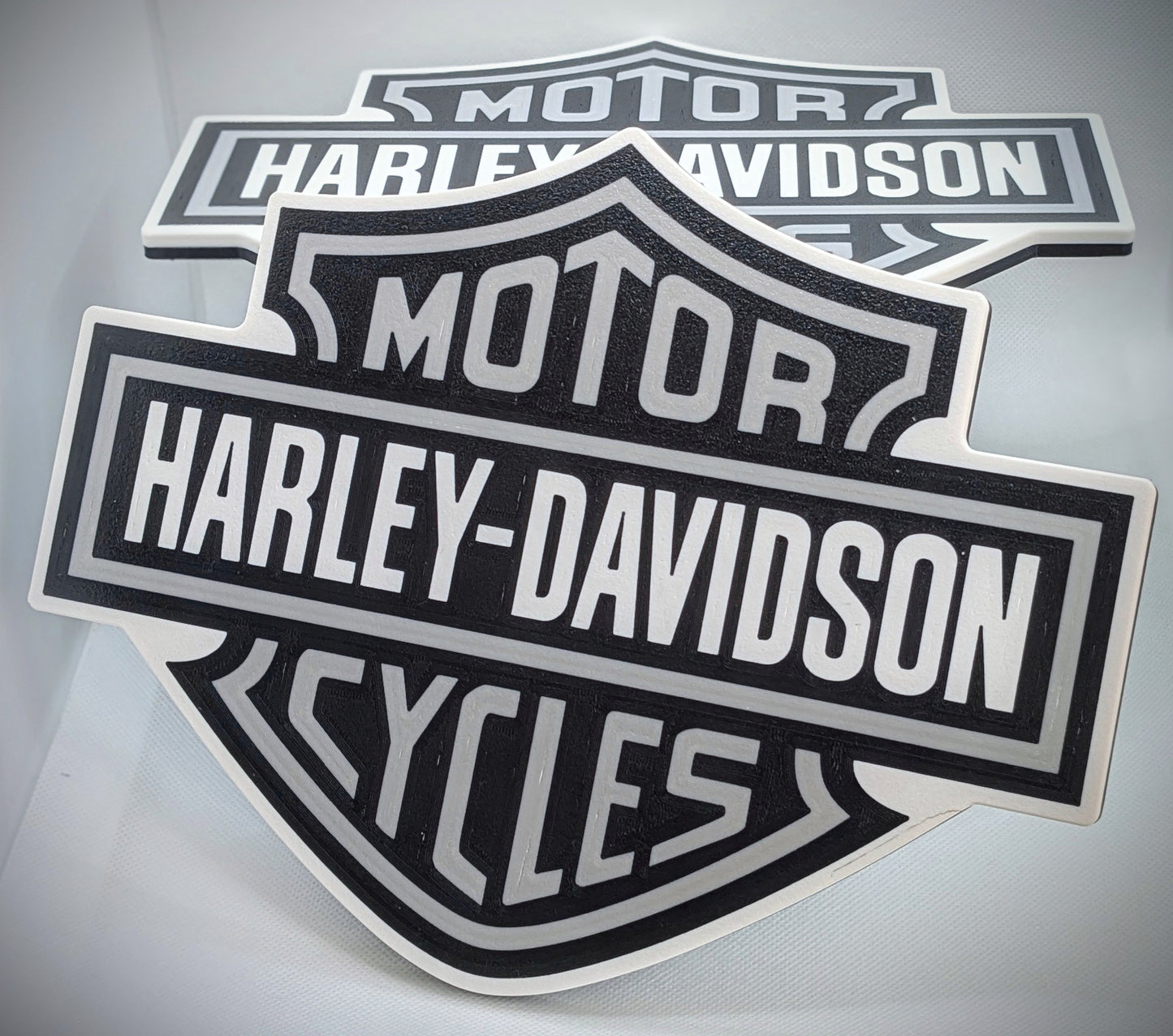 Hitch Cover - Harley Davidson Logo - Grey Text