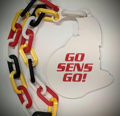 3D Chain - Ottawa Senators - Throwback Logo