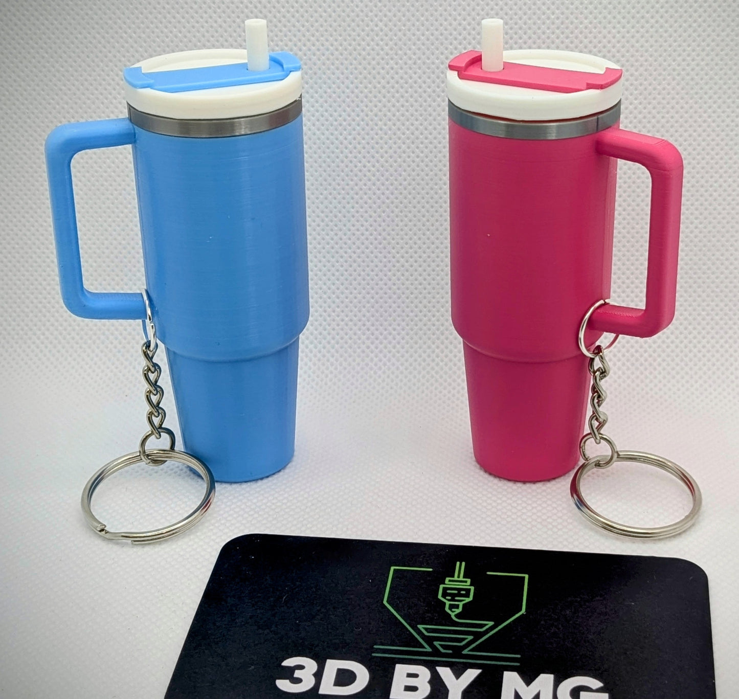 Mini Tumbler Lip Balm or Cash Holder Keychains - 6-Pack