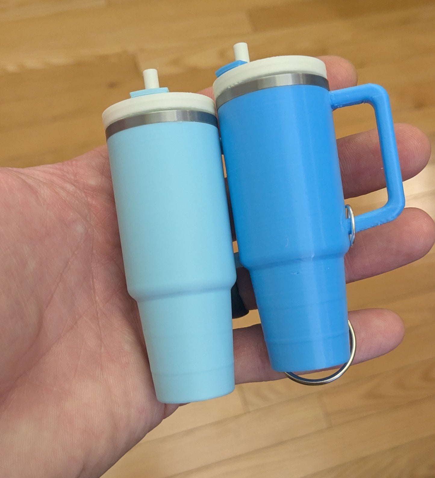 ***6-PACK*** Mini-Tumbler Lip Balm or Cash Stash - Keychains