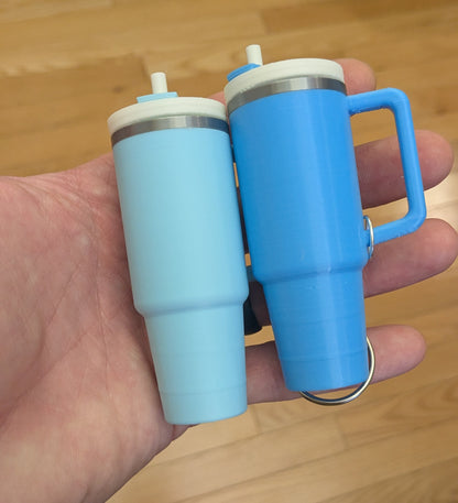 ***6-PACK*** Mini-Tumbler Lip Balm or Cash Stash - Keychains