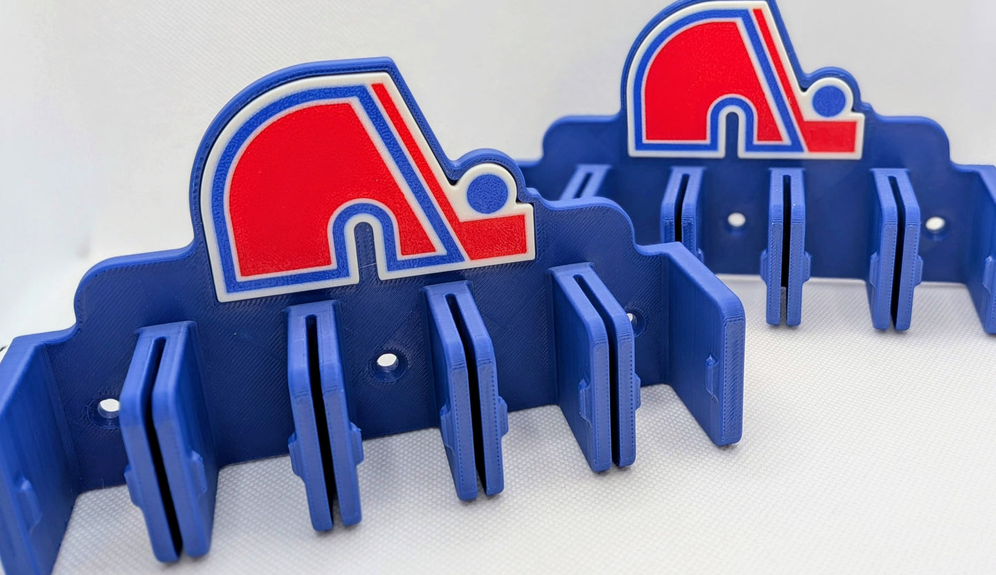 Hockey Stick Holder - Québec Nordiques