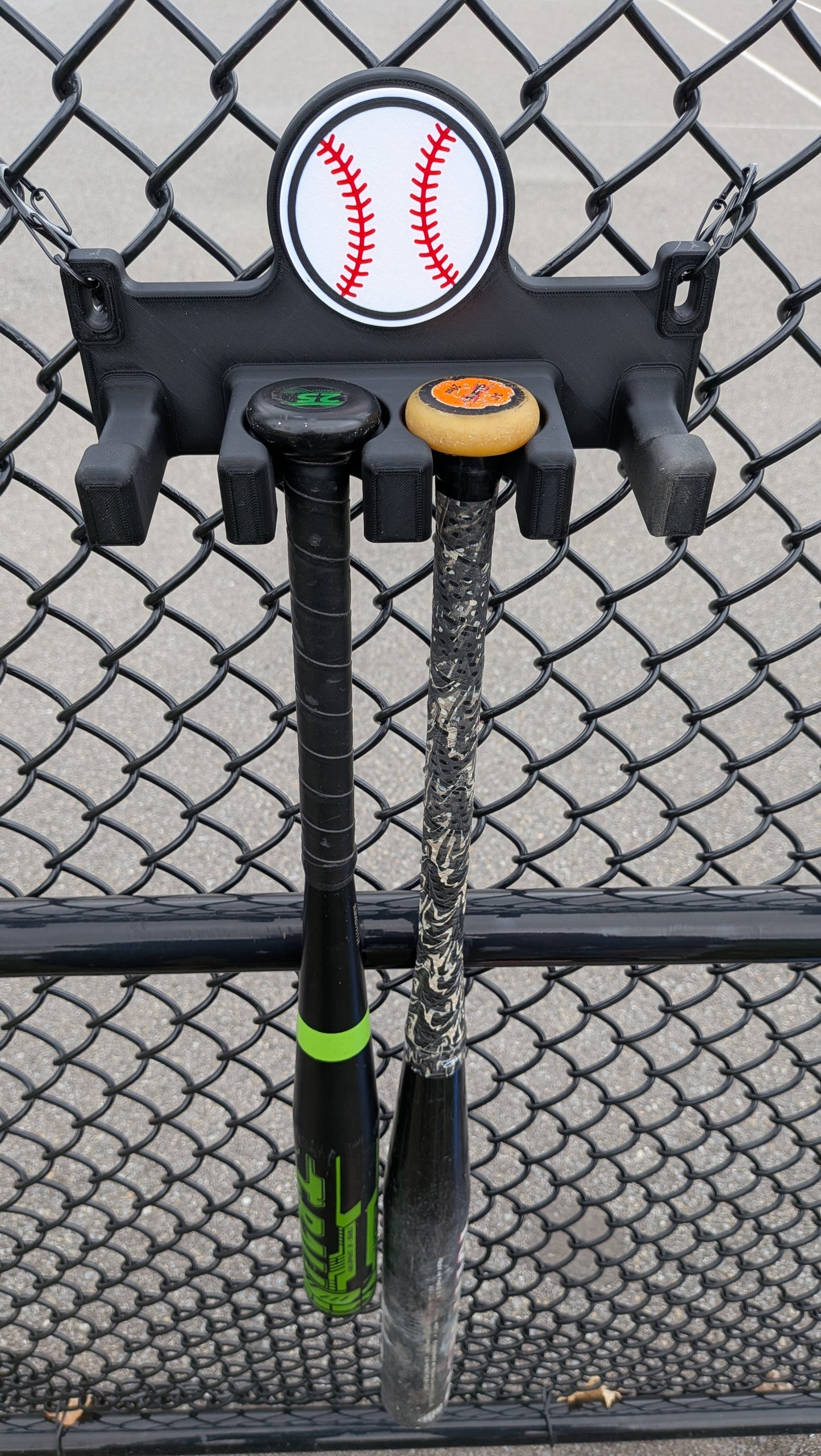 BatCaddy Pro - Baseball Dugout Organizer - 2-bat / 2-hooks