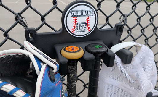 BatCaddy - South Ottawa - Baseball Dugout Organizer - 2-bat / 2-hooks