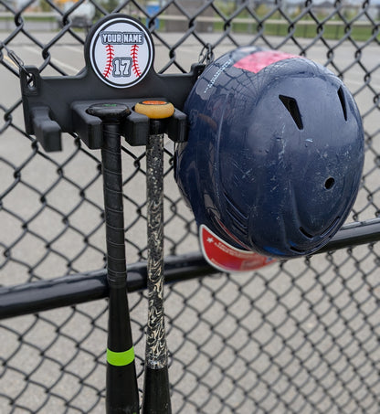 BatCaddy - South Ottawa - Baseball Dugout Organizer - 2-bat / 2-hooks