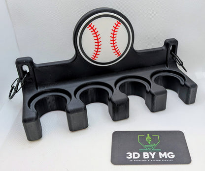 BatCaddy Pro - Baseball Dugout Organizer - 4-bats