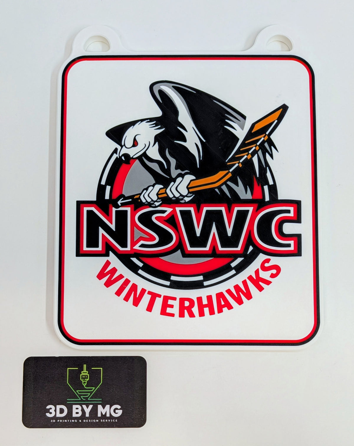 3D Chains & Door Hanger - CUSTOM - WINTERHAWKS for C.G.