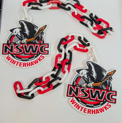 3D Chains & Door Hanger - CUSTOM - WINTERHAWKS for C.G.