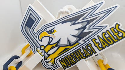 3D Chain - Custom "NorthEast Eagles" for L.F.