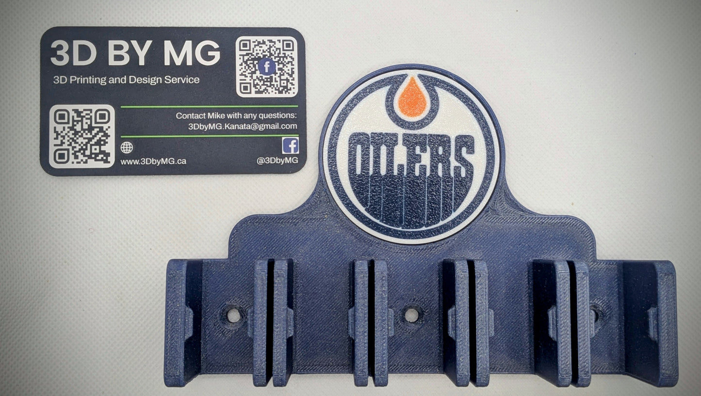 Hockey Stick Holder - Edmonton Oilers